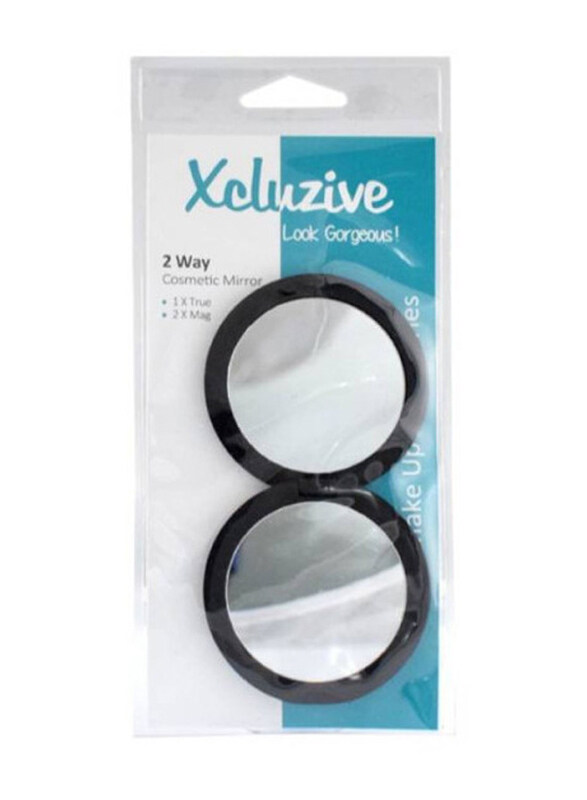 

Xcluzive 2-Way Compact Size Cosmetic Mirror, Black