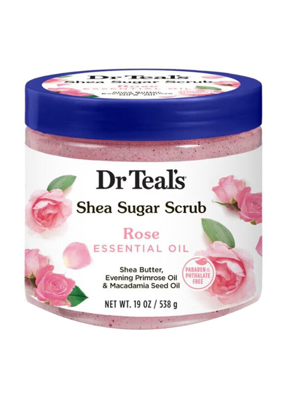 

Dr Teal's Rose Shea Sugar Body Scrub, 538gm