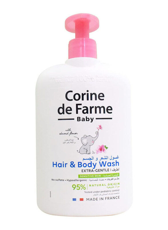 

Corine De Farme 500ml Extra Gentle Baby Hair & Body Wash, White/Pink