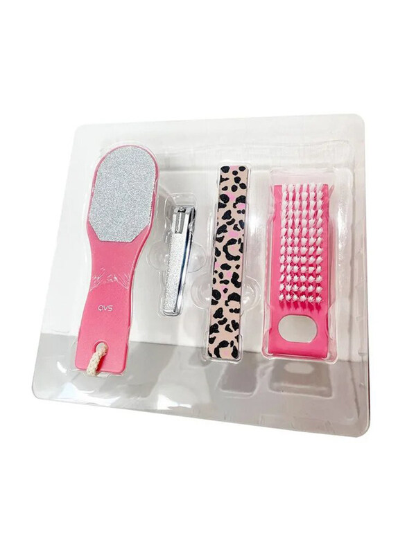 

QVS Gift Set- Wild Beauty Pedicure Spa Set, Pink