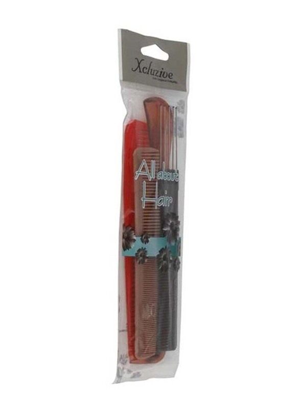 

Xcluzive Family Hair Combs, 4 Pieces