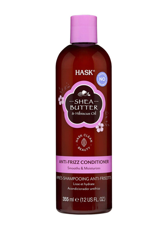 

Hask Shea Butter & Hibiscus Oil Conditioner for Frizzy Hair, 355ml