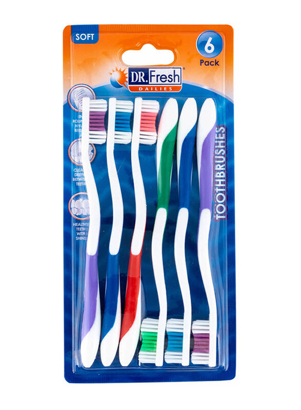 

Dr. Fresh Mix Toothbrush, 6 Pieces