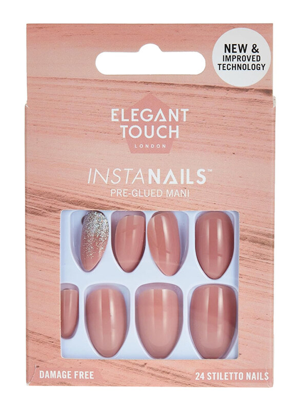 

Elegant Touch Insta Nails, Girl Talk, Pink
