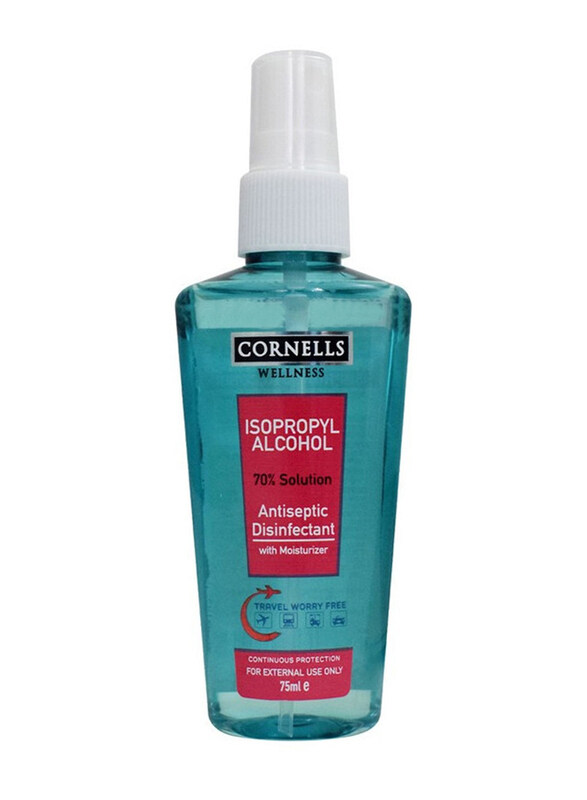

Cornells Isopropyl Alcohol Antiseptic Disinfectant with Moisturizer, 75ml