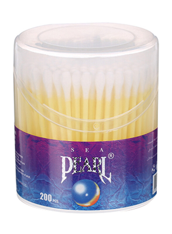 

Sea Pearl Cotton Swabs, 200 Pieces