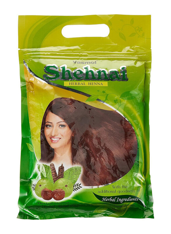

Vasmol Shehnai Herbal Henna Powder, 500g, Dark Brown