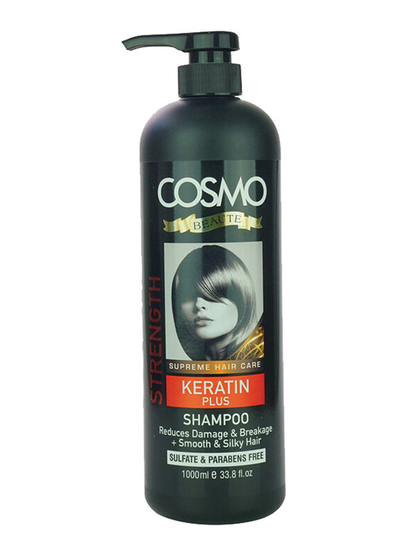 

Cosmo Beaute Keratin Plus Shampoo for All Hair Types, 1000ml
