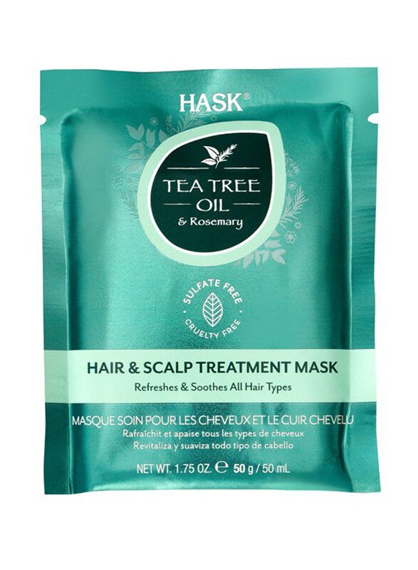 

Hask Tea Tree Hair & Scalp Treatment Mask for All Hair Types, 50gm
