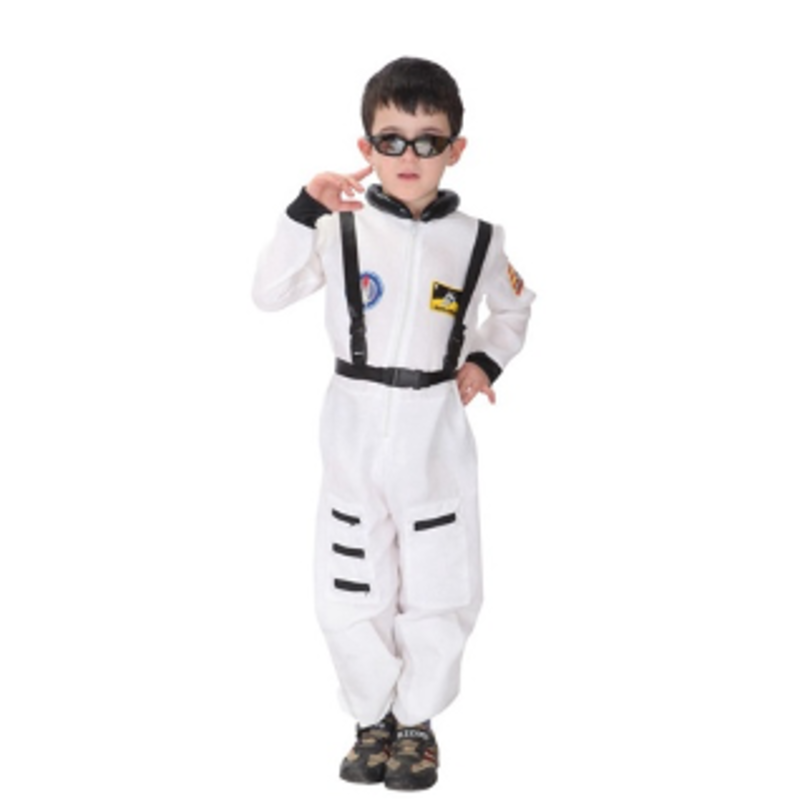 

Generic Astronaut Kids Costume - Black And White - Large