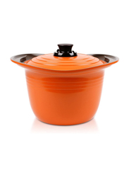 Roichen 26cm Premium Ceramic High Casserole, 35x29x16.5cm, Orange