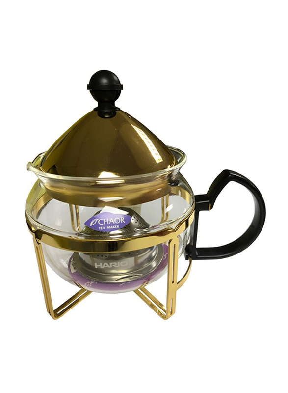 Hario Chaor 4-Cup Tea Maker, CHA-4GD, Gold