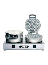 Dualit Waffle Maker, 1600W, 74002, Silver/Black