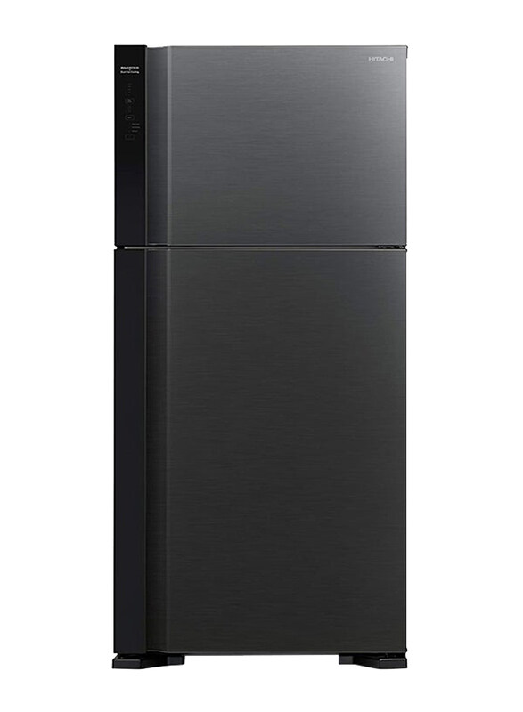 

Hitachi 760L Double Door Refrigerators, RV760PUK7KBBK, Silver