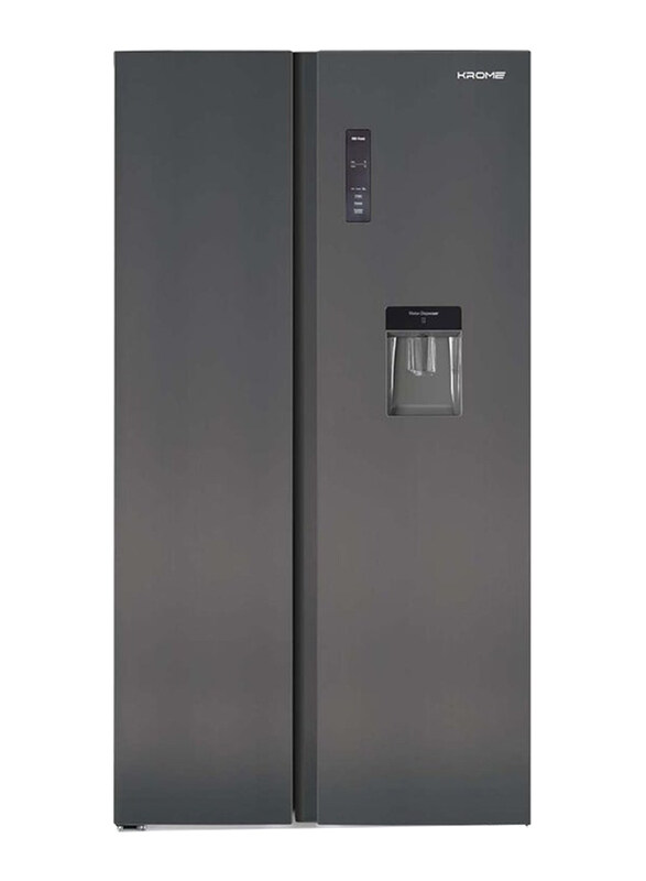 

Other Krome 700L Side By Side Refrigerators, KR-SBS 700WIM, Silver