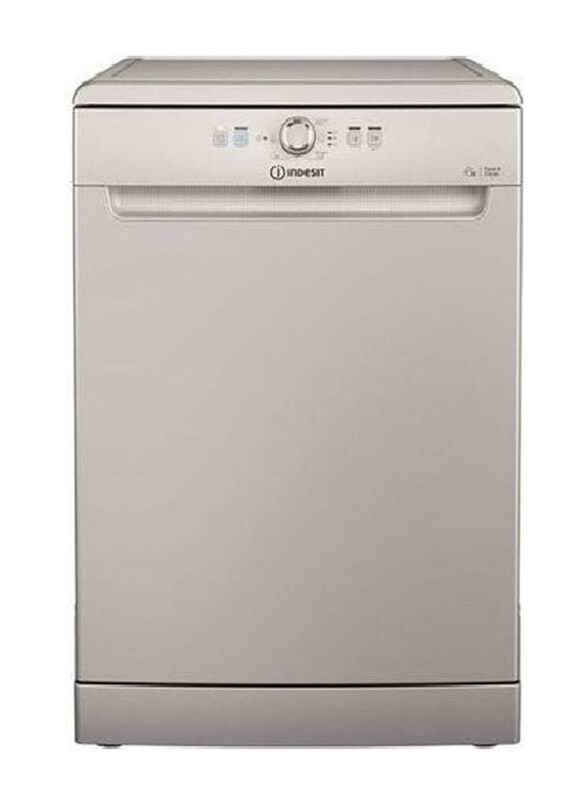 

Indesit 14 Place Settings Dishwasher, DFE1B19S, Silver