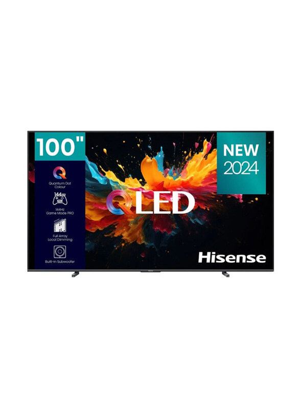 

Hisense 100-Inch Flat 4K UHD QLED Smart TV, 100Q7N, Black