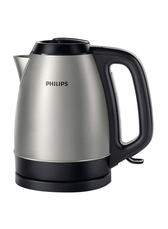 

Philips 1.5L Electric Kettle, 2200W, HD9305/26, Silver/Black