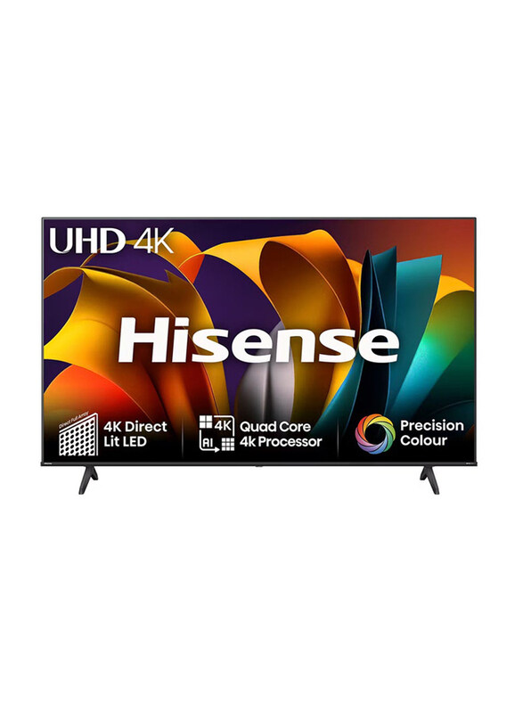 

Hisense 43-Inch Flat 4K LED Smart TV, 43A61N, Black