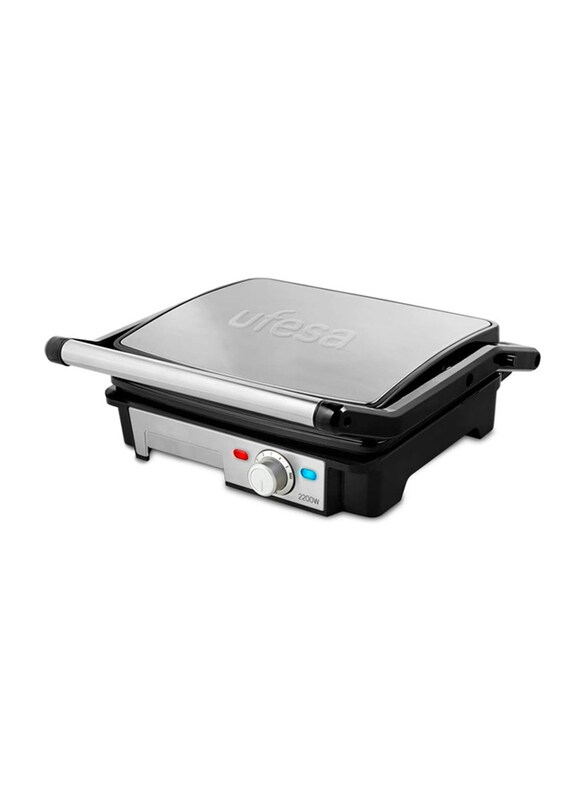 

Ufesa Non-Stick Plates Grill, 2200W, PR2000, Black/Silver