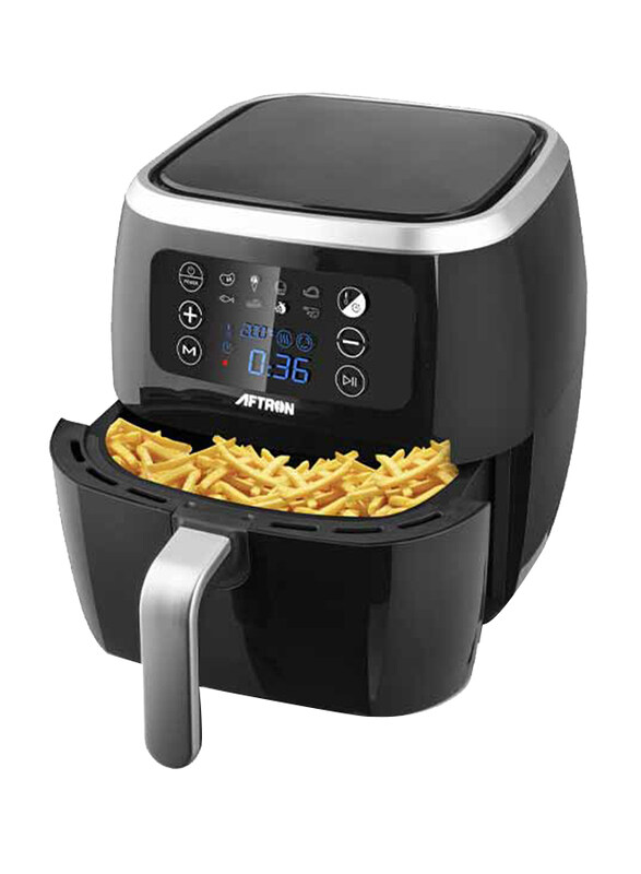 

Aftron Colorful Screen Air Fryer (Transparent Version, 1600W, Black