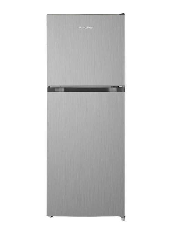 

Other Krome 260L Double Door Refrigerators, KR RFF 260SM, Silver