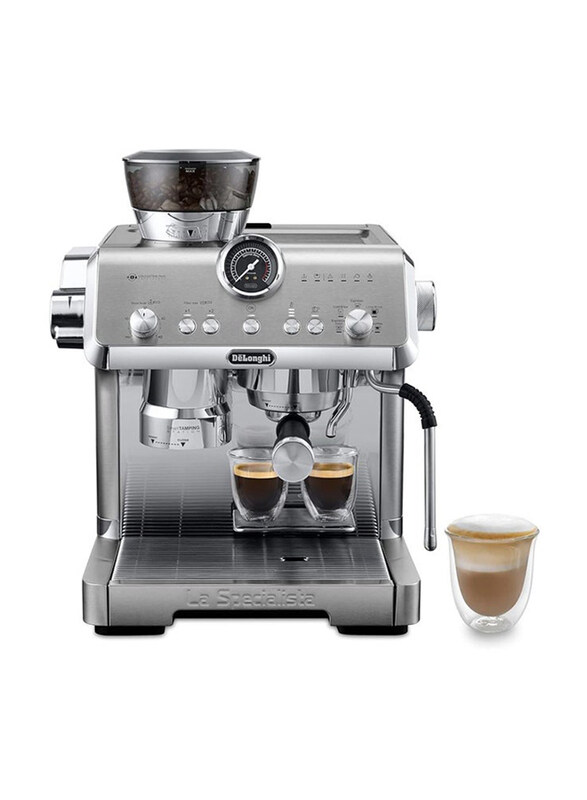 

Delonghi 0.35L Specialist Opera Manual Espresso Coffee Machine, 1450W, EC9555.M, Silver