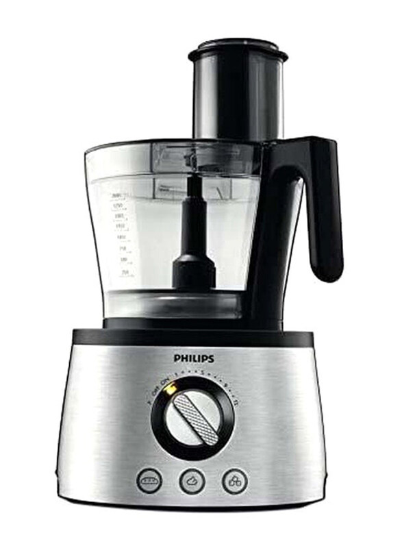 

Philips 3.4L Food Processor, 1300W, HR7778/00, Black/Silver