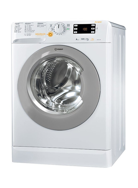 

Indesit 9/6 kg Washer Dryer, XWDE-961480XWSSGCC, White