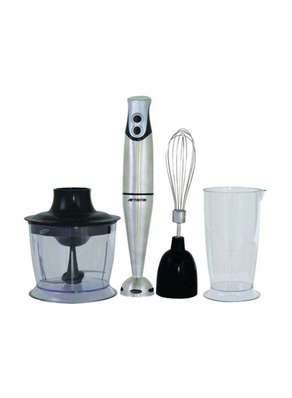

Aftron Hand Blender with Beaker and Chopper, 300W, AFHB9305S, Silver