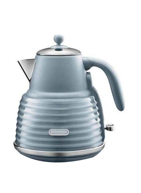 

De'Longhi 1.5L Scolpito Kettle, 3000W, KBZS3001.AZ, Azure