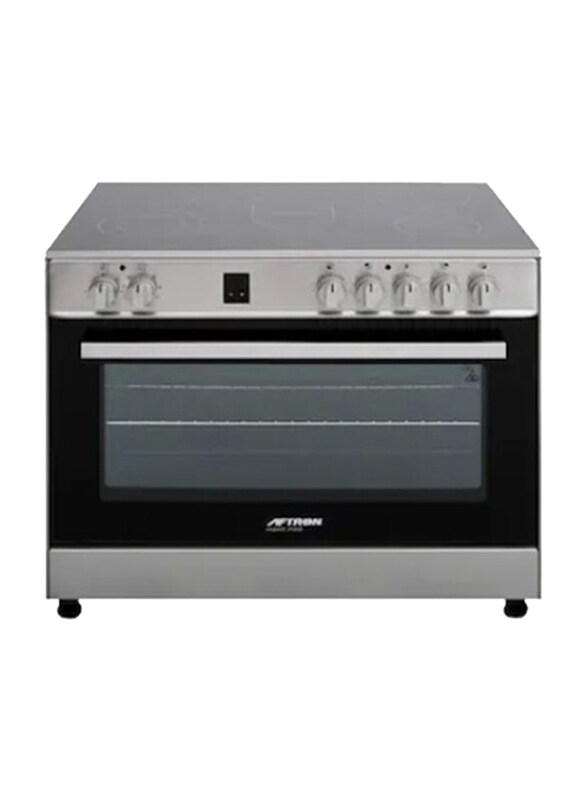 

Aftron 90x60 4-Burner Electric Cooking Range, AFERVC9090BFDT, Silver