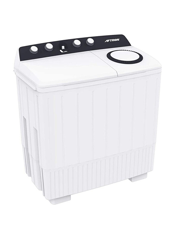 

Aftron 12Kg Twin Tub Washing Machine, AFW12600X, White