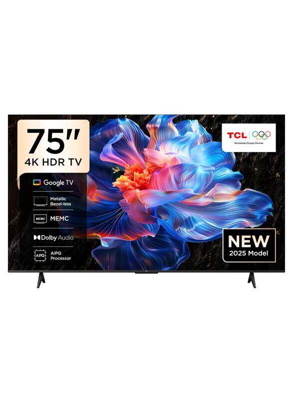 

TCL 75 Inch P6K LED 4K UHD HDR Smart TV Google TV, 60Hz, HDR 10, AiPQ Processor, Dolby Audio, MEMC, HDMI 2.1, Bluetooth 5.2, WiFi 5, Bezel less Desig