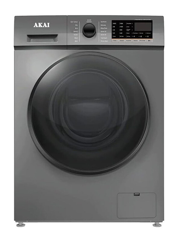 

Akai 7Kg Front Load Washer Washing Machine, Titanium Gray