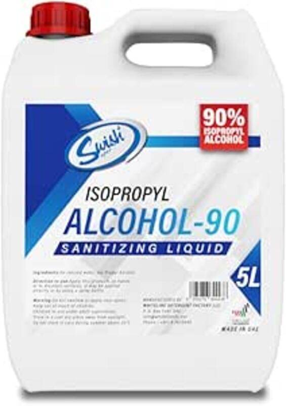

Swish Sanitizer Liquid Isopropyl Alcohol 90% 5 LT