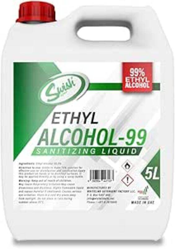 

Swish Sanitizer Liquid Ethyl Alcohol 99 % 5 Lt