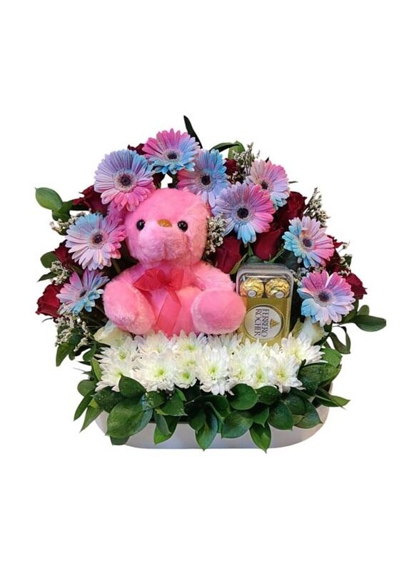 

Rich n Royal Flowers Heartfelt Harmony Hamper, Multicolour