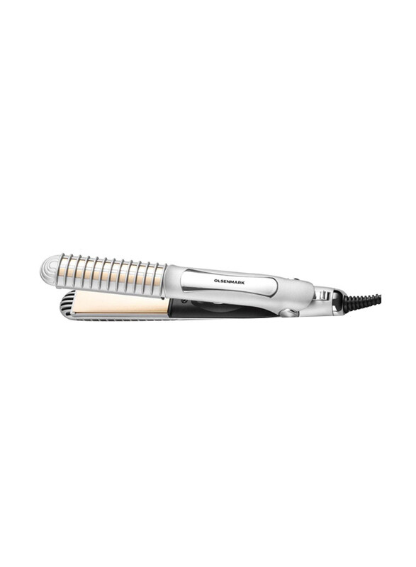 

Olsenmark Straight Care Essential Thermo Protect Hair Straightener, OMH4106, Silver