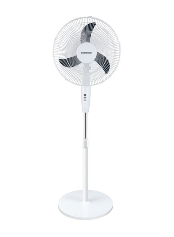 

Olsenmark 16" Stand Fan with 3-Blade Design, OMF1697L, White