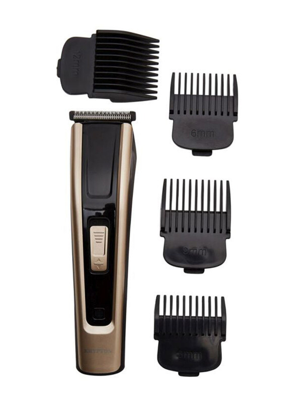 

Krypton Rechargeable Hair Trimmer, Black/Gold