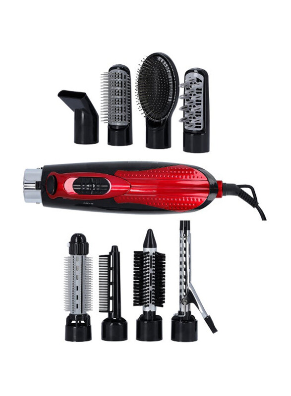 

Olsenmark 9 In 1 Multi Function Hair Styler Set, OMH4029, Black/Red