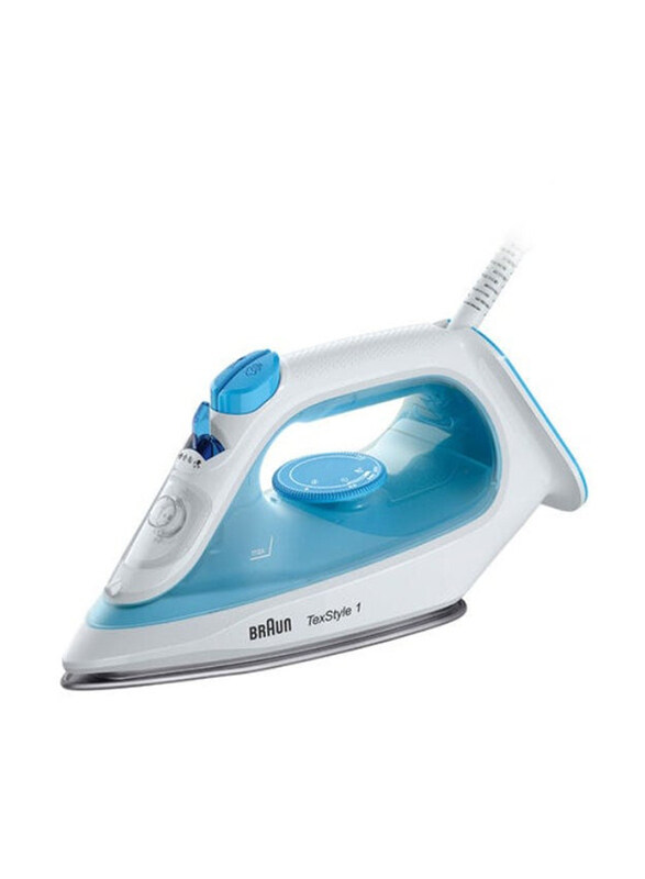 

Braun Steam Iron, 2000W, SI1050BL, White/Blue