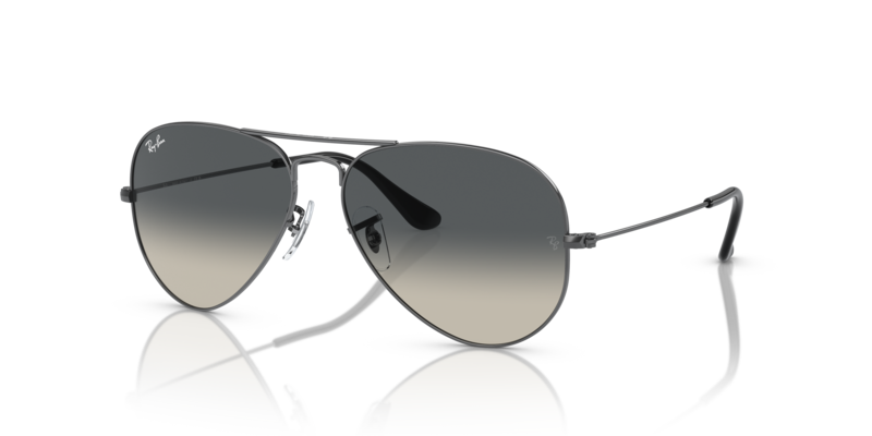 

Ray-Ban Aviator Gunmetal Sunglasses-RB3025 004/71 58