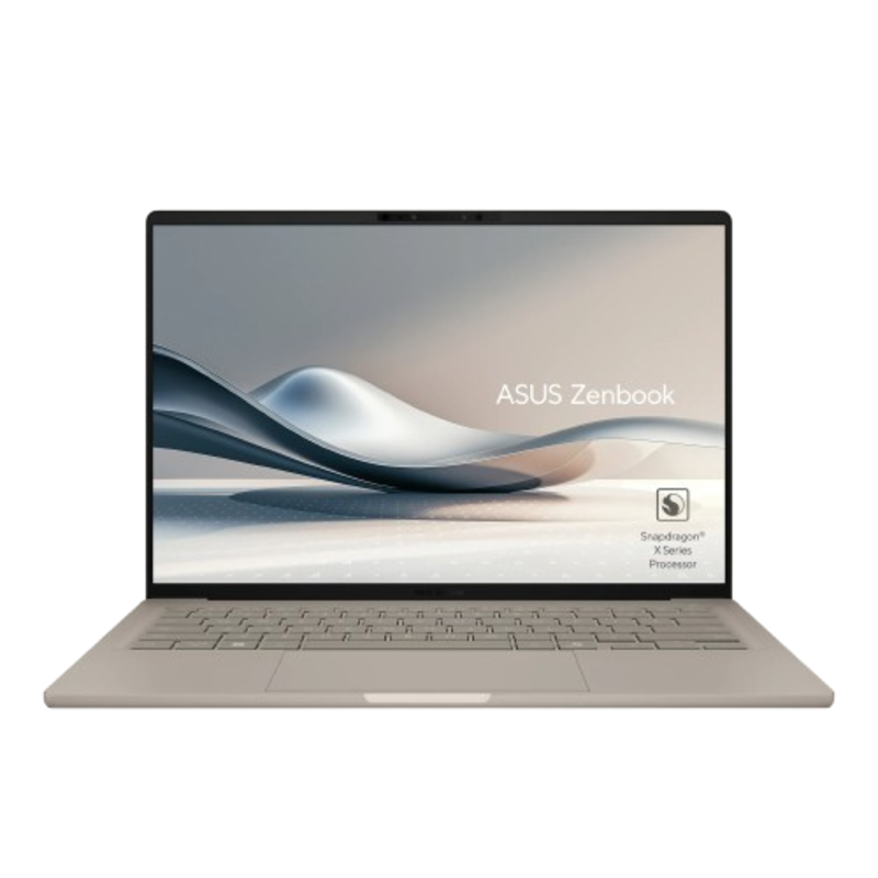 

ASUS ZENBOOK UX3407RA-QD906W-BEIGE, SNAPDRAGON X ELITE XE 78100, 32GB, 1TBSSD, , 14.0 OLED WUXGA, WL, QUALCOMM, BT+CAM , WIN 11 HOME, 1Yr. Int’l