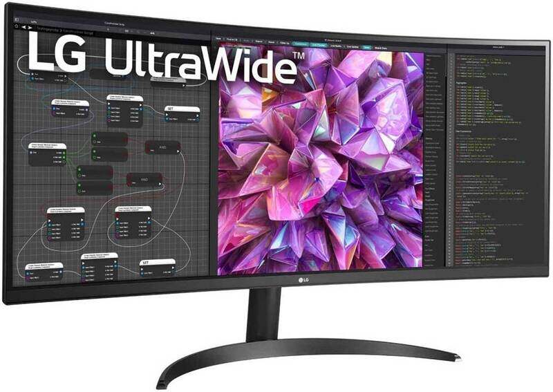 

LG 34 Inch Curved UltraWide Monitor QHD IPS Display Gaming Monitor, 34WQ60C-B