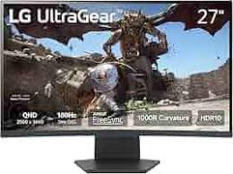 

27" LG 27GS60QC-B UltraGear QHD Quad HD Gaming