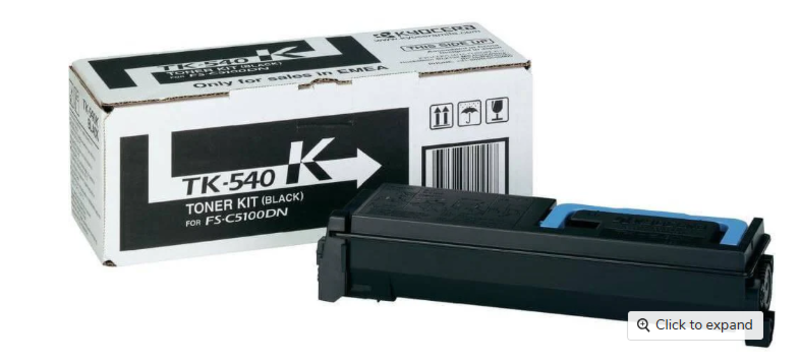 

Kyocera TK - 540K Black Toner Cartridge