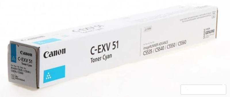 

Canon C-EXV 51L Cyan Toner Cartridge