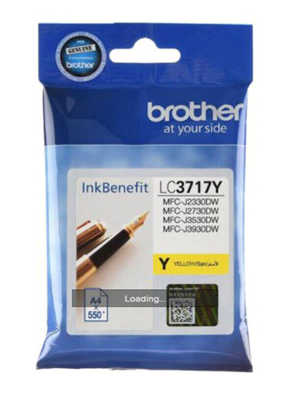 

Brother LC3717 Yellow Printer Ink